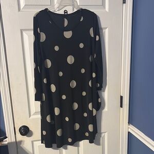 Chic Soul Blue Dolman Sleeve Sweater Dress